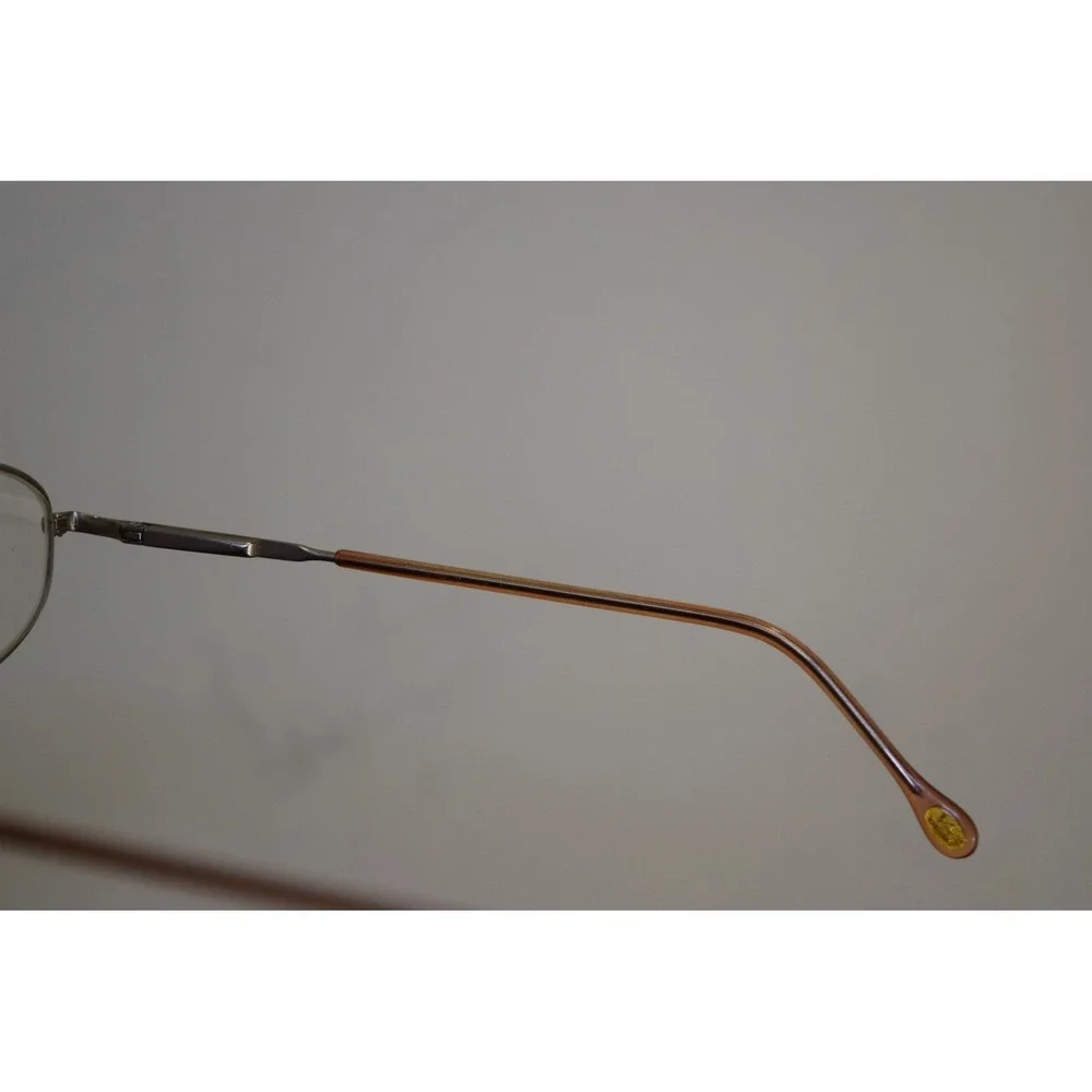 LA GEAR Eyeglasses 45 18 Gold Full Rim SMALL ADULT Kids Boys Girls Academic Look